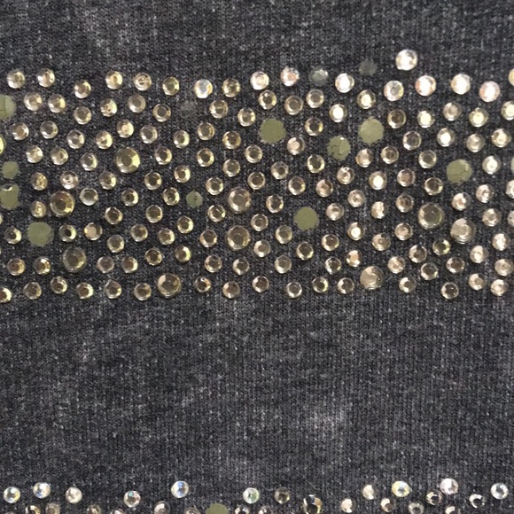 Gray Acid Washed Sweatshirt by T- Party Size S - Picture 4 of 5